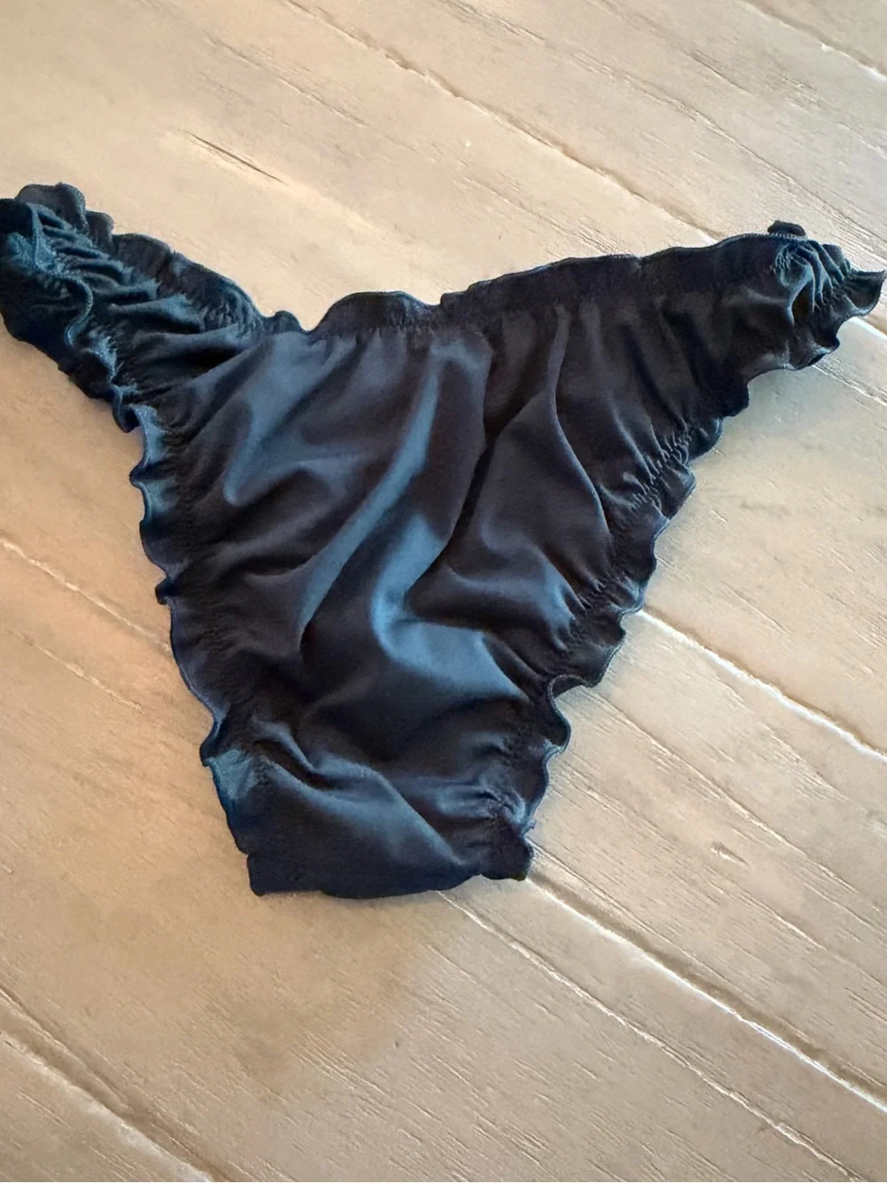Pure Black Cheeky Frankies Bikinis Hudson Bikini Bottom